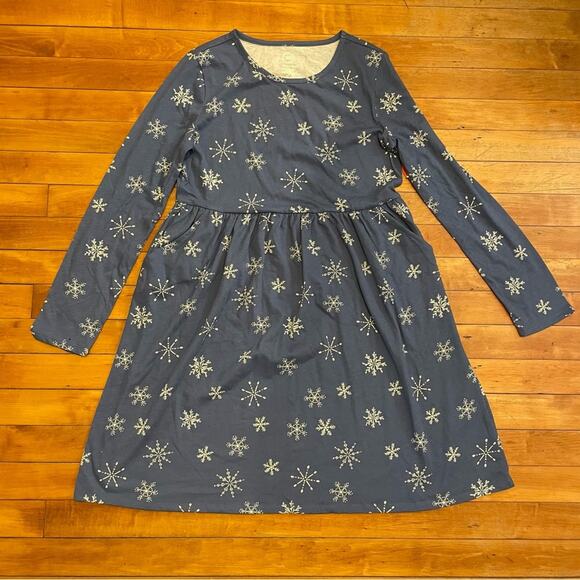 NWT Wonder Nation Snowflake Dress - Picture 1 of 5